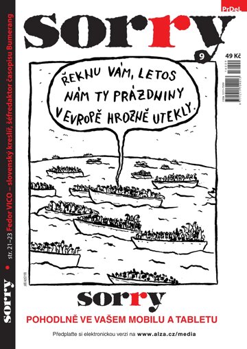 Obálka e-magazínu Sorry 9/2016