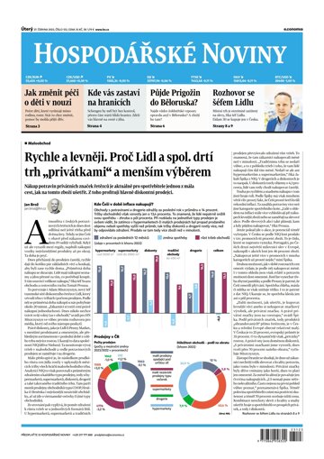 Obálka e-magazínu Hospodářské noviny 123 - 27.6.2023
