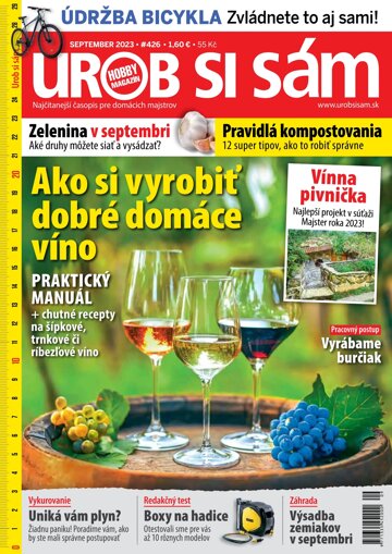 Obálka e-magazínu Urob si sám 9/2023