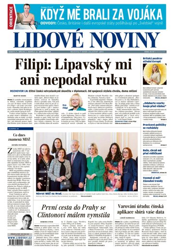 Obálka e-magazínu Lidové noviny 9.3.2024