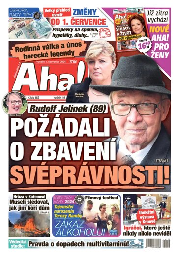 Obálka e-magazínu AHA! 1.7.2024