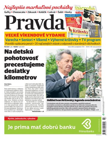 Obálka e-magazínu Pravda 4. 7. 2024