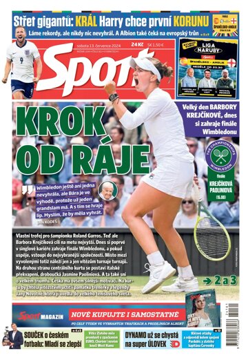 Obálka e-magazínu Sport 13.7.2024