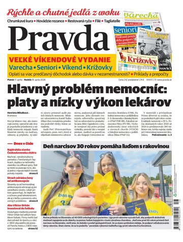 Obálka e-magazínu Pravda 17. 4. 2026