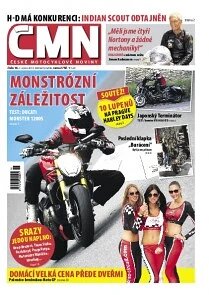 Obálka e-magazínu ČESKÉ MOTOCYKLOVÉ NOVINY 16/2014