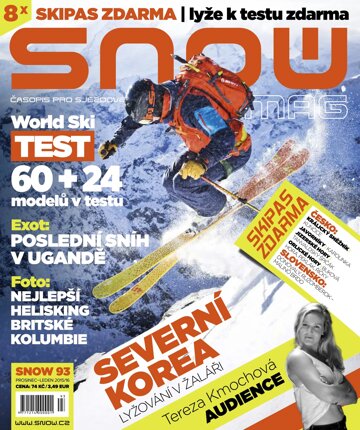 Obálka e-magazínu SNOW 93 - prosinec 2015