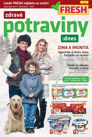 Obálka e-magazínu Zdravé potraviny:dnes 4.1.2015-18.1.2015 (východ SR)