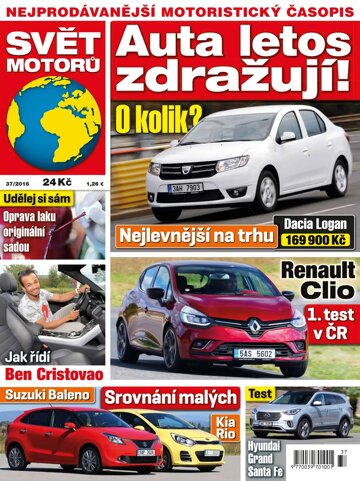 Obálka e-magazínu Svět motorů 12.9.2016