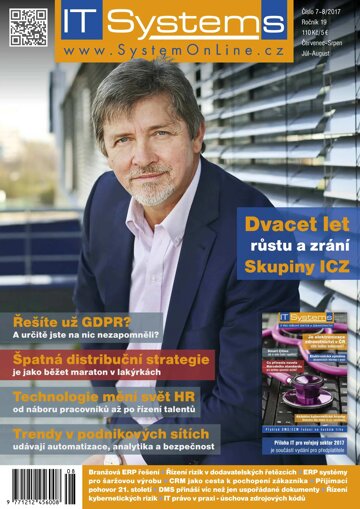 Obálka e-magazínu IT Systems 7-8/2017