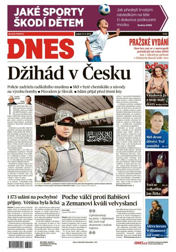 Obálka e-magazínu MF Dnes 14.9.2018