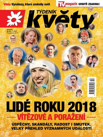Obálka e-magazínu Týdeník Květy 52/2018