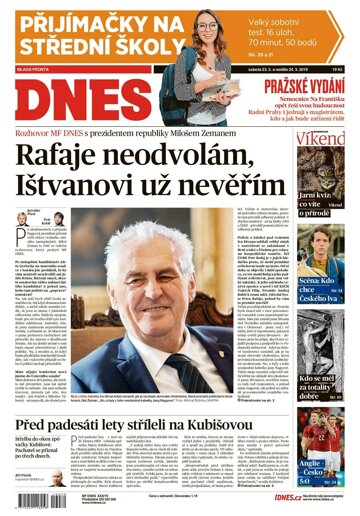 Obálka e-magazínu MF Dnes 23.3.2019