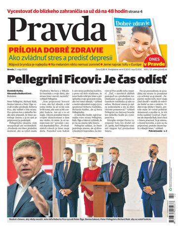 Obálka e-magazínu Pravda 27. 5. 2020