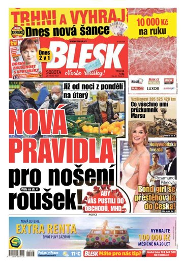 Obálka e-magazínu Blesk 20.2.2021