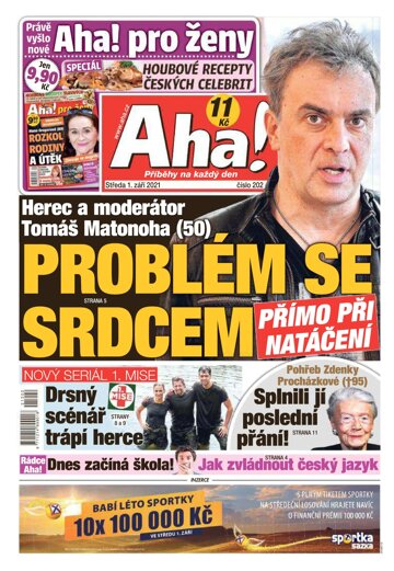 Obálka e-magazínu AHA! 1.9.2021