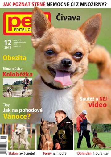 Obálka e-magazínu Pes přítel člověka 12/2015