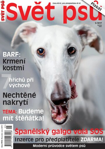 Obálka e-magazínu Svět psů 5/2017