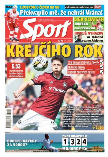 Obálka e-magazínu Sport 30.5.2023