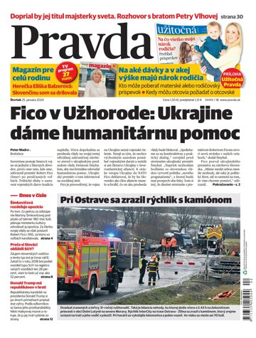 Obálka e-magazínu Pravda 25. 1. 2024