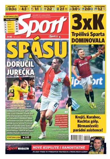 Obálka e-magazínu Sport 12.2.2024