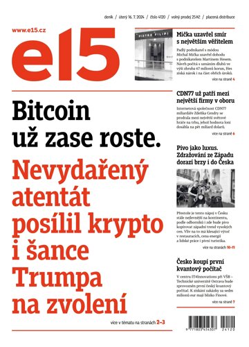 Obálka e-magazínu E15 16.7.2024