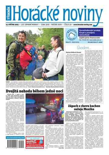 Obálka e-magazínu Horácké Noviny 20/2025