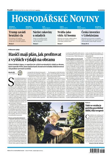 Obálka e-magazínu Hospodářské noviny 134 - 14.7.2025