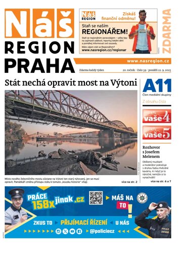 Obálka e-magazínu Náš Region - Praha 39/2025