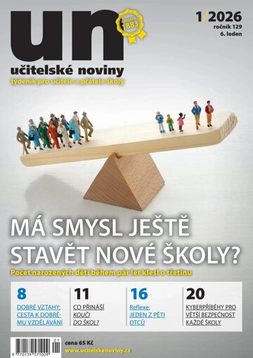 Obálka e-magazínu Učitelské noviny 1/2026