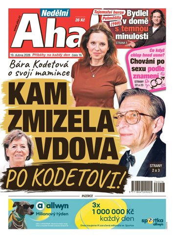 Obálka e-magazínu Nedělní AHA! 19.4.2026