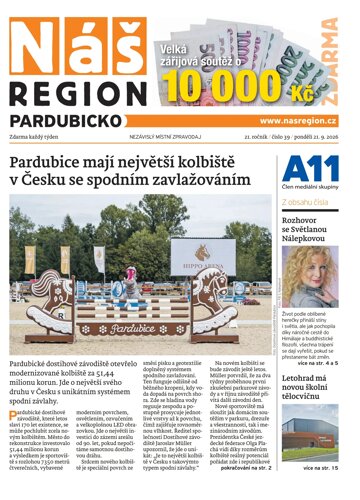 Obálka e-magazínu Náš Region - Pardubicko 39/2026