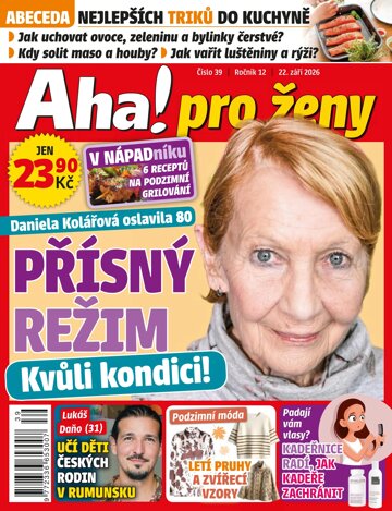 Obálka e-magazínu AHA! pro ženy 39/2026