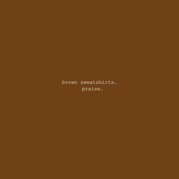 Obálka uvítací melodie brown sweatshirts.