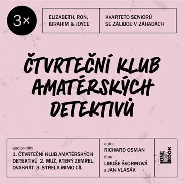 Obálka audioknihy 3x Čtvrteční klub amatérských detektivů #1