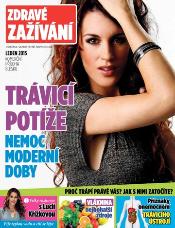 Obálka e-magazínu Blesk Zdravé zažívání 23.1.2015