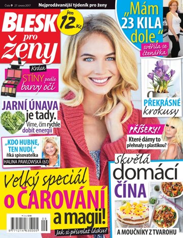 Obálka e-magazínu Blesk pro ženy 27.2.2017