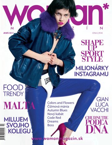 Obálka e-magazínu Woman magaizín jeseň 2017