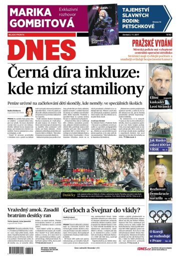 Obálka e-magazínu MF Dnes 2.11.2017
