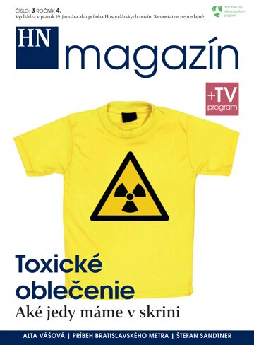 Obálka e-magazínu Prílohy HN magazín číslo: 3 ročník 4.