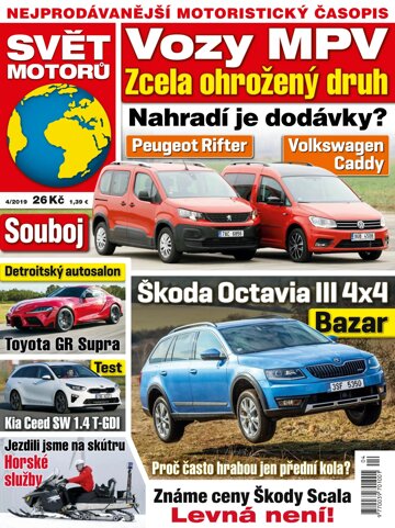 Obálka e-magazínu Svět motorů 4/2019