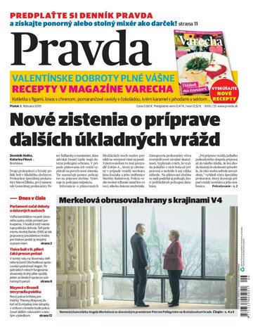 Obálka e-magazínu Pravda 8. 2. 2019