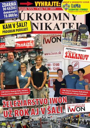 Obálka e-magazínu Súkromný podnikateľ 7-8/2019