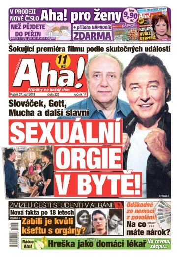 Obálka e-magazínu AHA! 27.9.2019