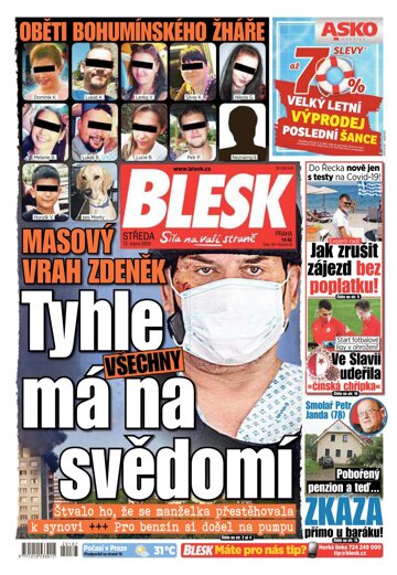 Obálka e-magazínu Blesk 12.8.2020