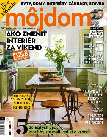 Obálka e-magazínu Môj dom 10/2020