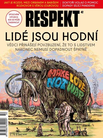 Obálka e-magazínu Respekt 42/2020
