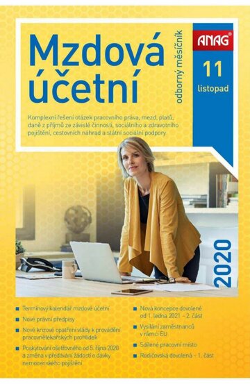 Obálka e-magazínu Mzdová účetní 2020 11/20