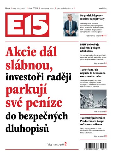 Obálka e-magazínu E15 27.5.2022