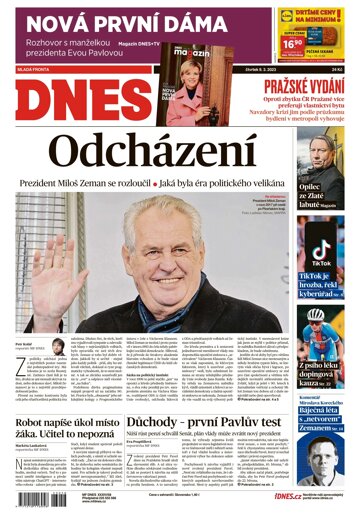 Obálka e-magazínu MF Dnes 9.3.2023