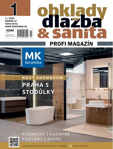 Obálka e-magazínu Obklady, dlažba & sanita 1/2024